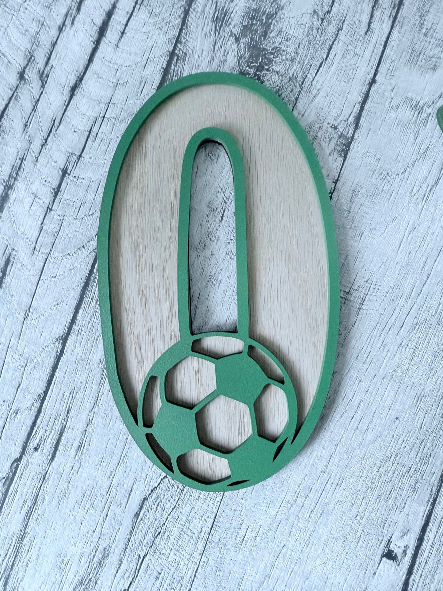 Football Letter Wall Art