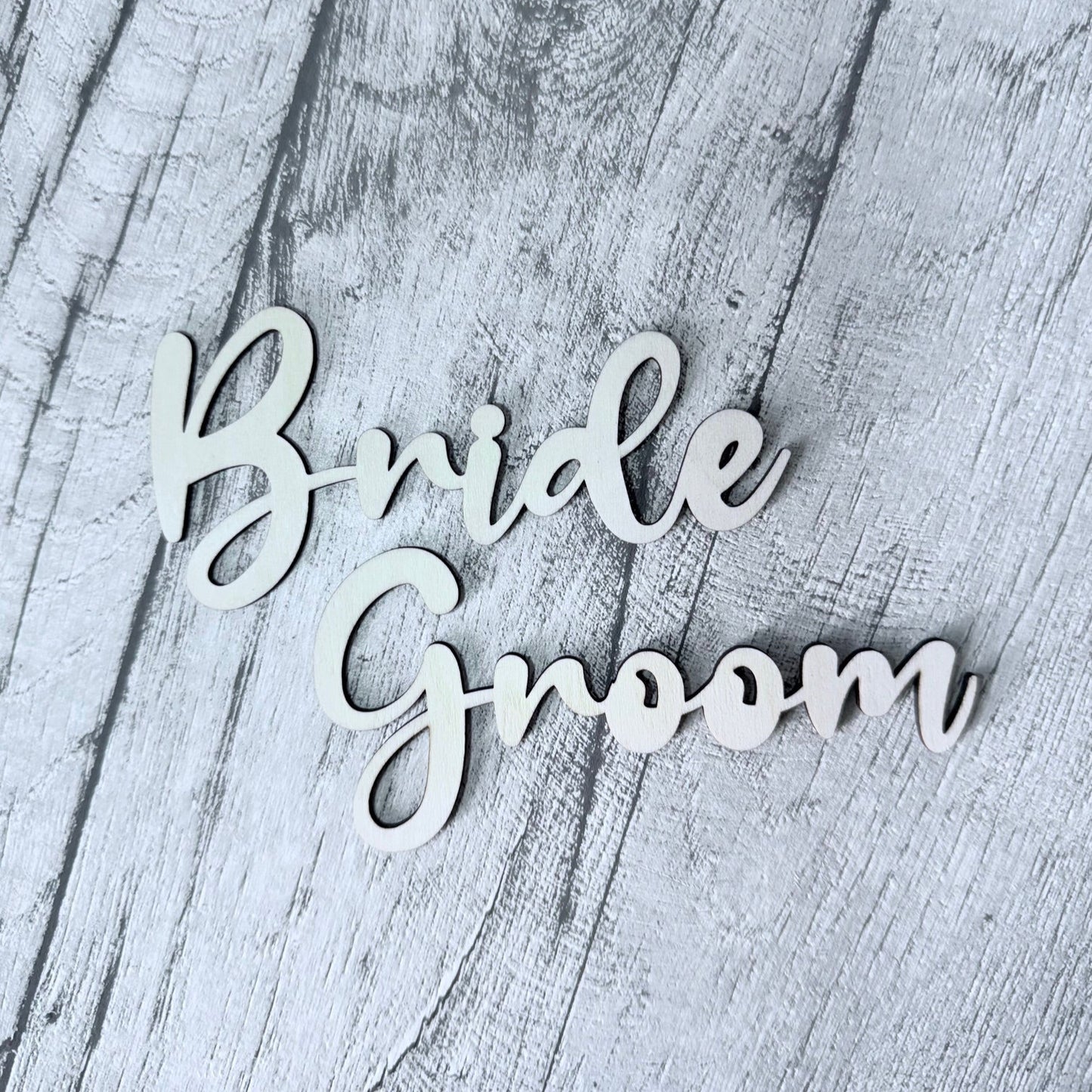 Personalised Wooden Place Names for Weddings