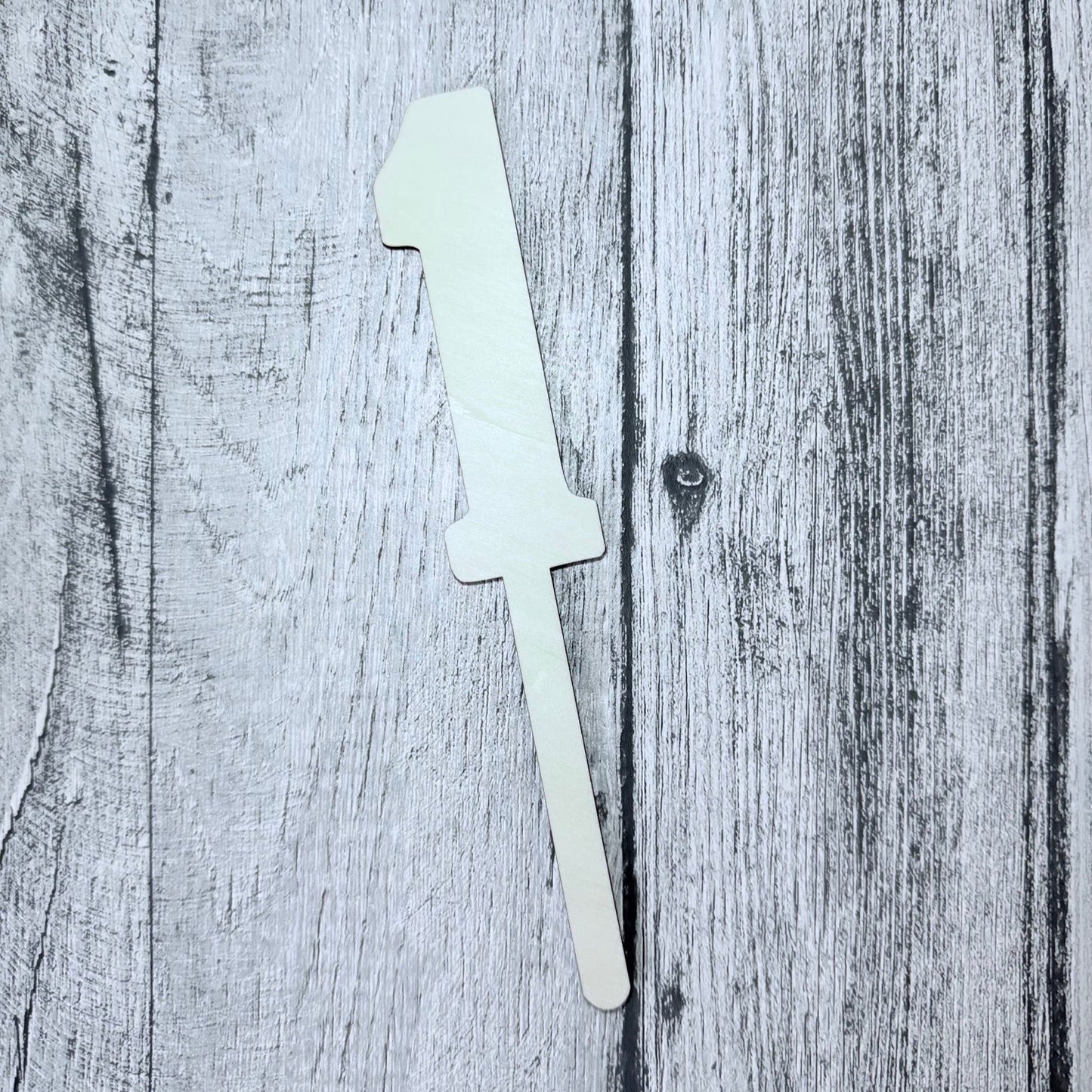 Wooden Number Cake Topper