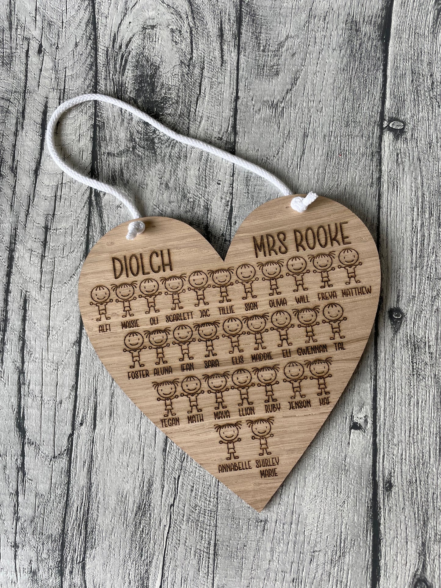 Engraved Class Teacher Gift