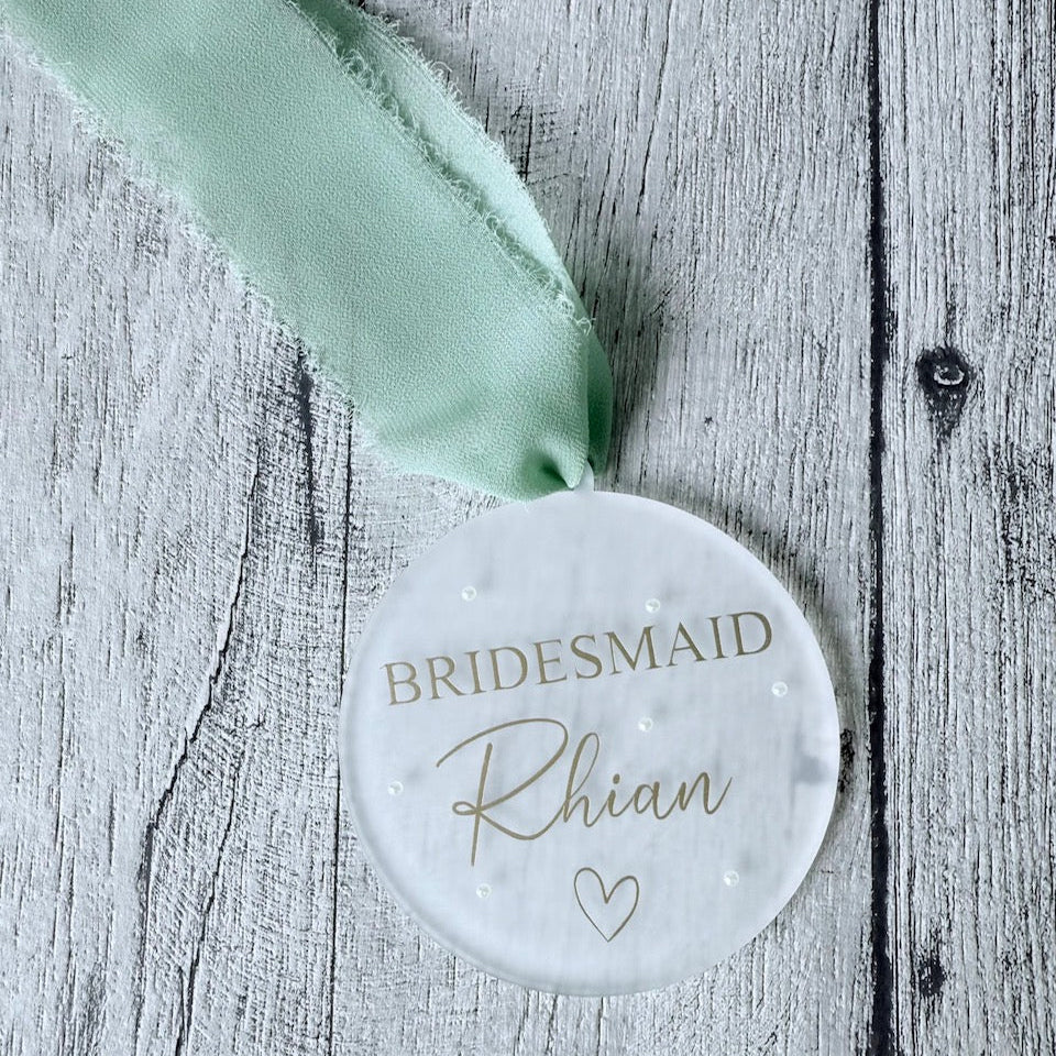 Personalised Bridesmaid Hanger Tag