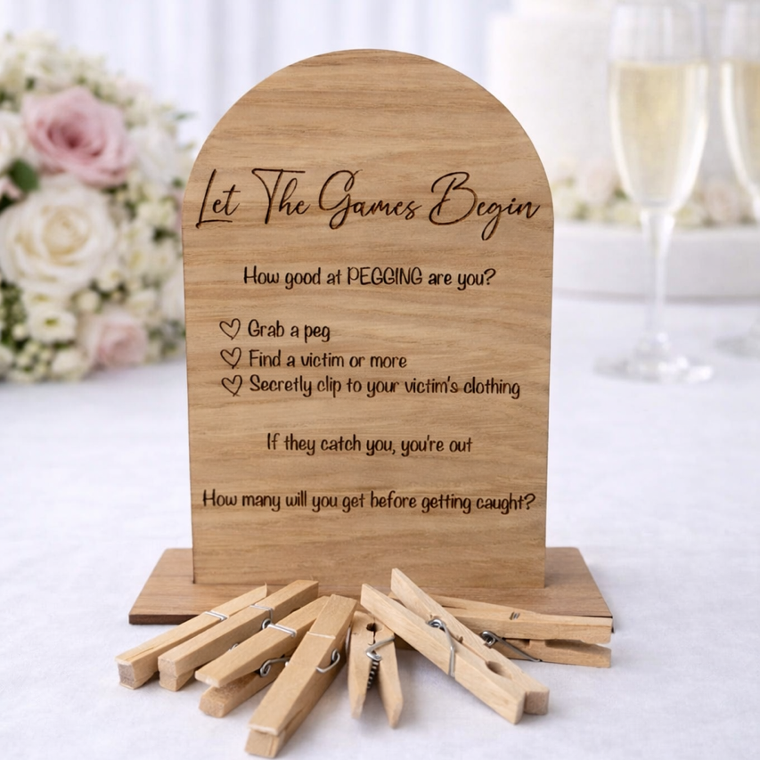 Wedding Peg Game