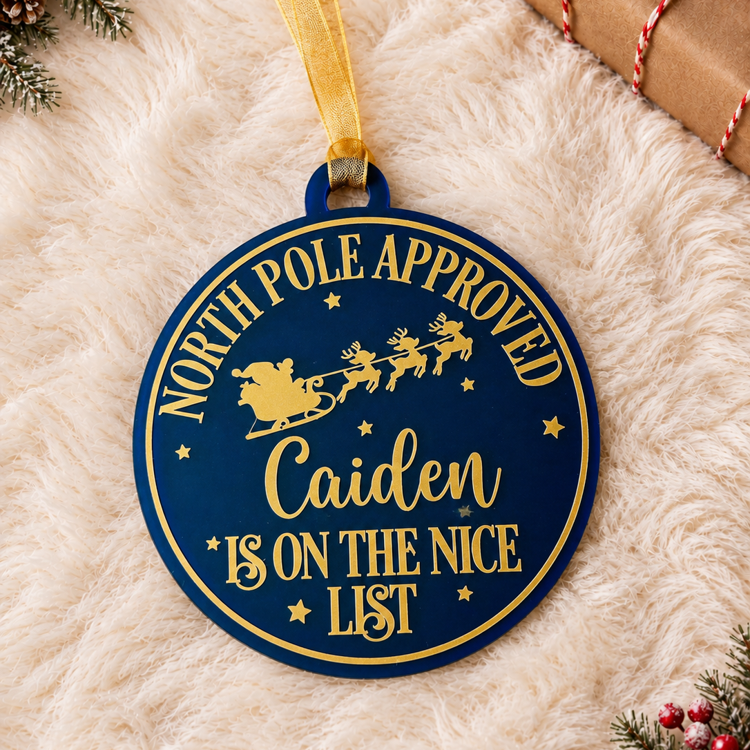 Nice List Christmas Bauble