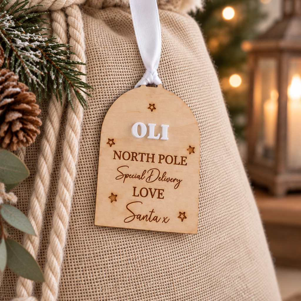Personalised Santa Gift Tag