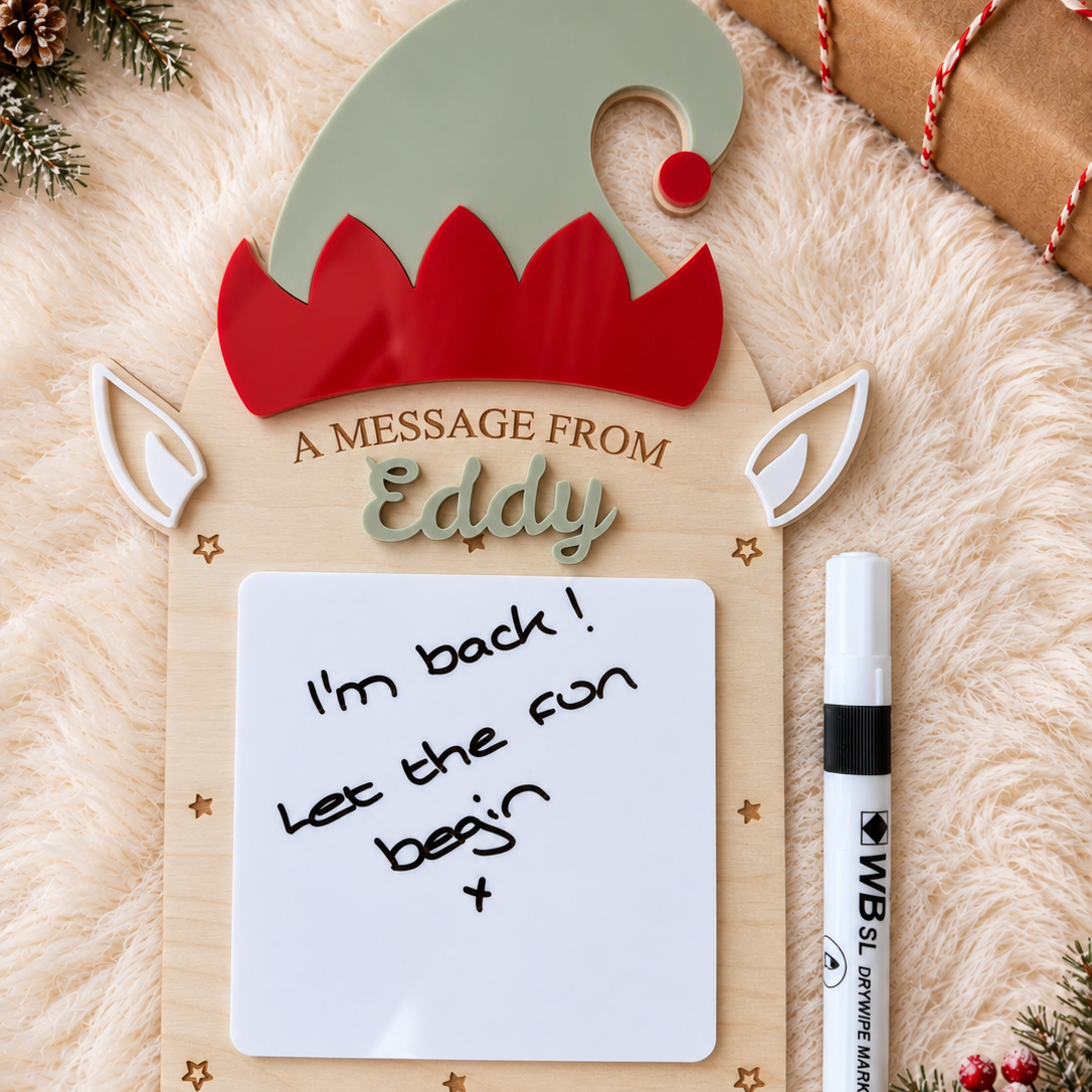 Personalised Elf Message Board