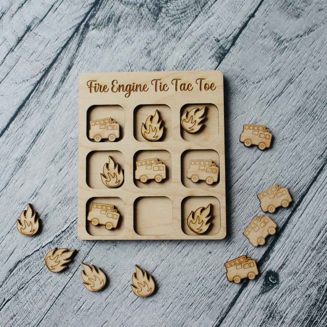 Fire Engine Tic Tac Toe