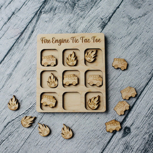 Fire Engine Tic Tac Toe