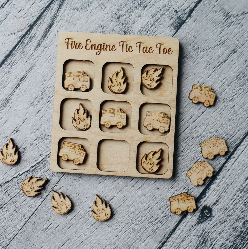 Fire Engine Tic Tac Toe