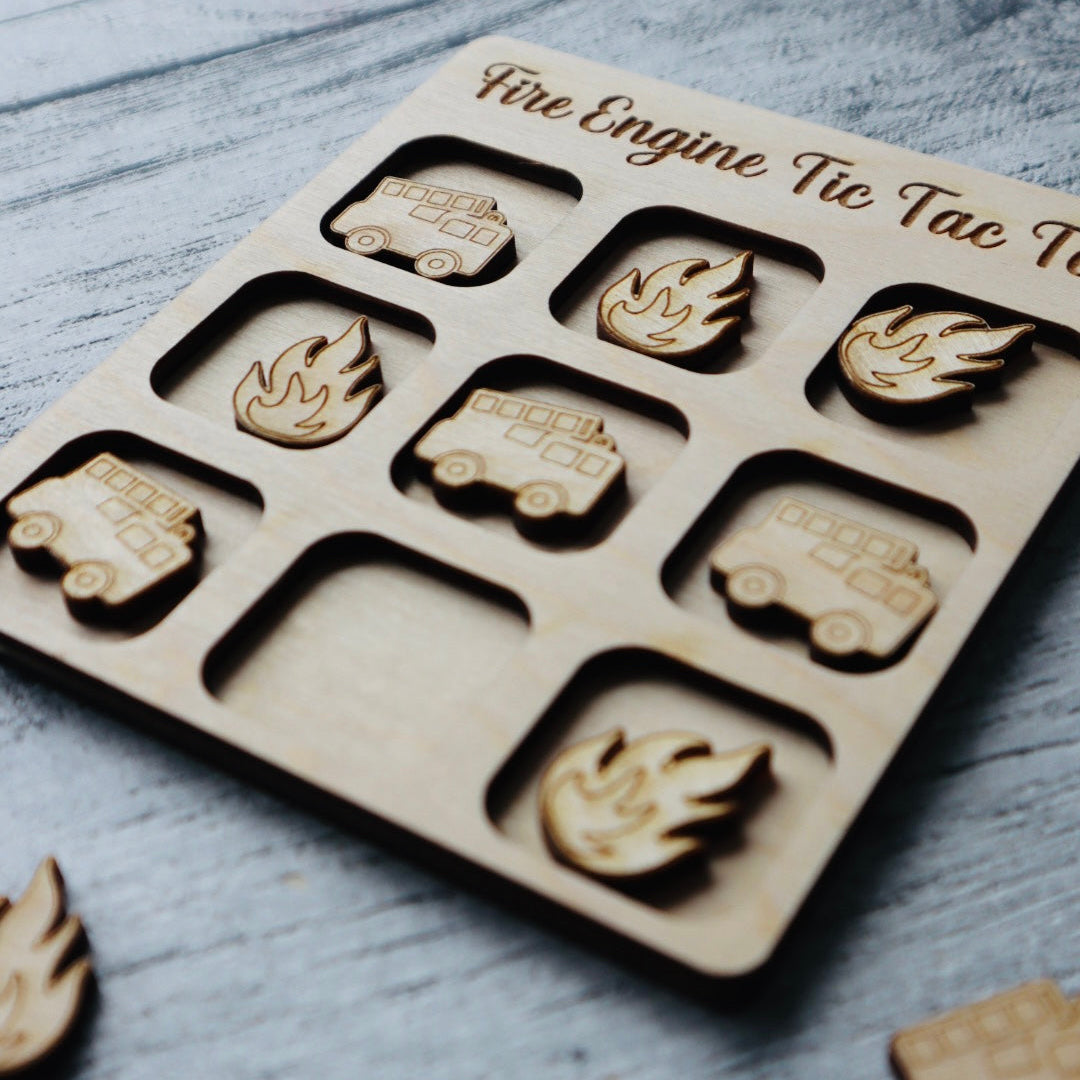 Fire Engine Tic Tac Toe