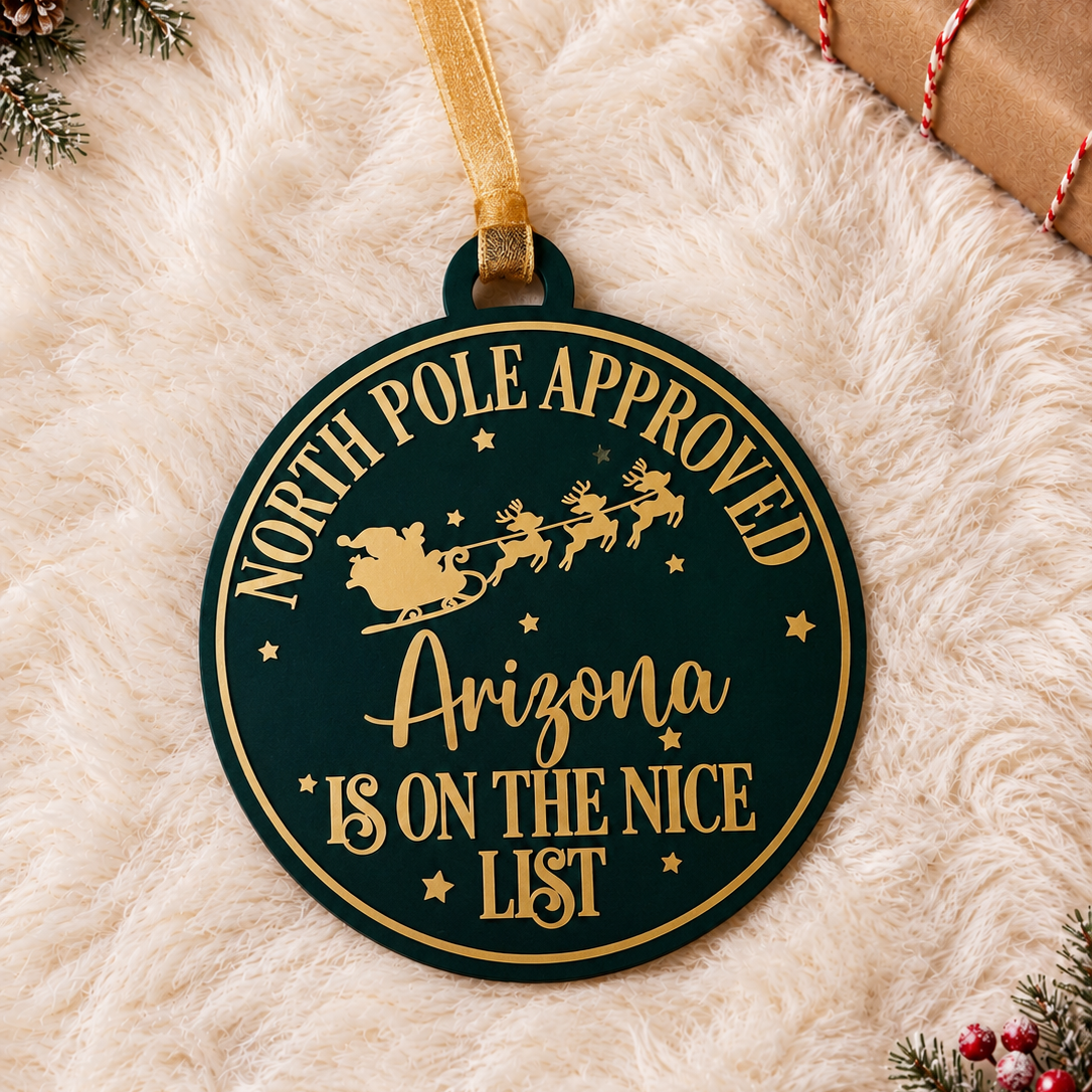 Nice List Christmas Bauble