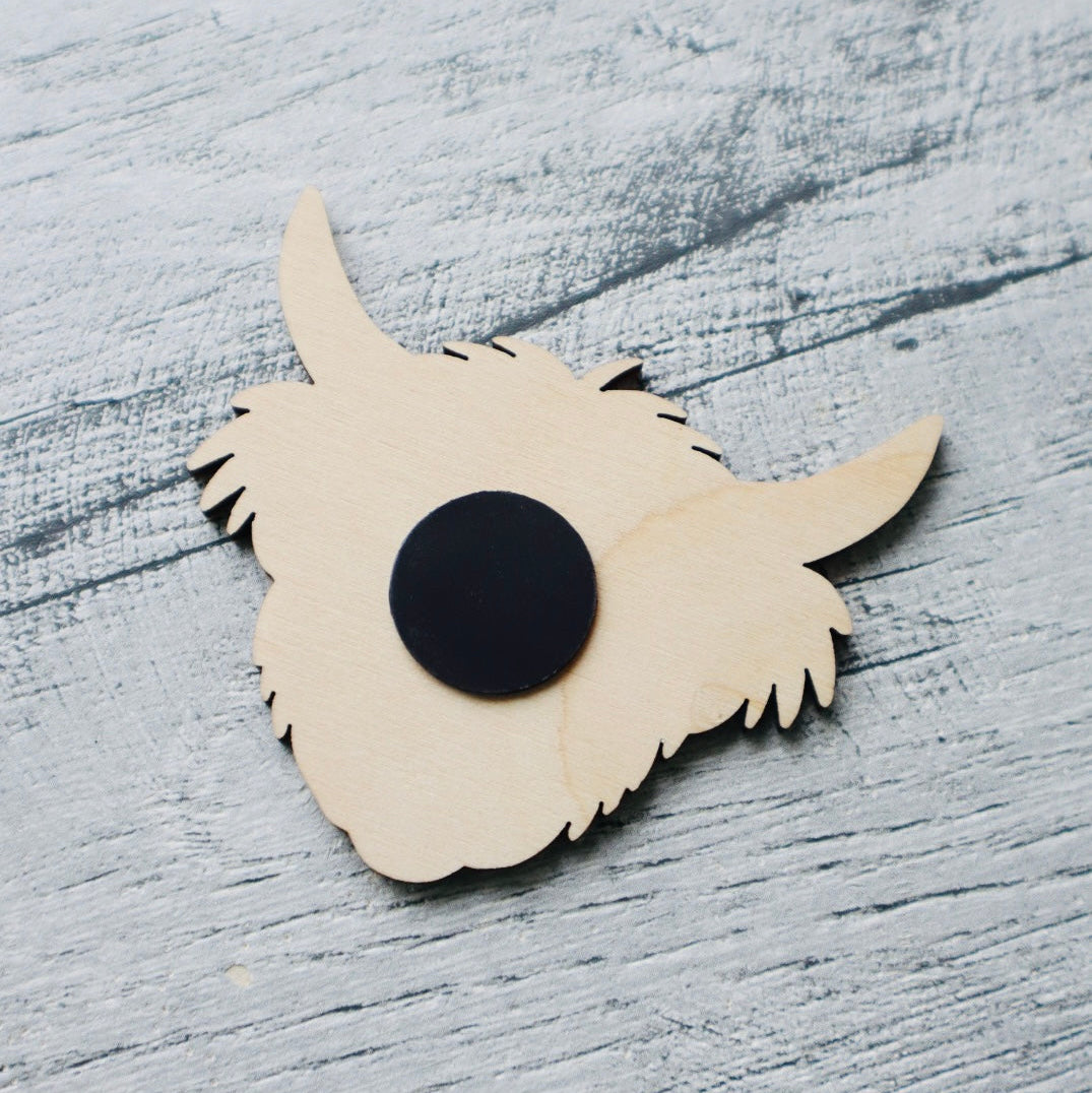 Highland Cow Save the Date Magnets