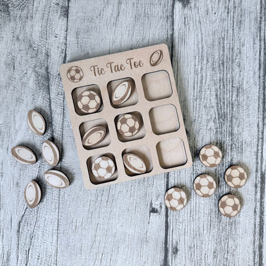Rugby Theme Tic Tac Toe Game