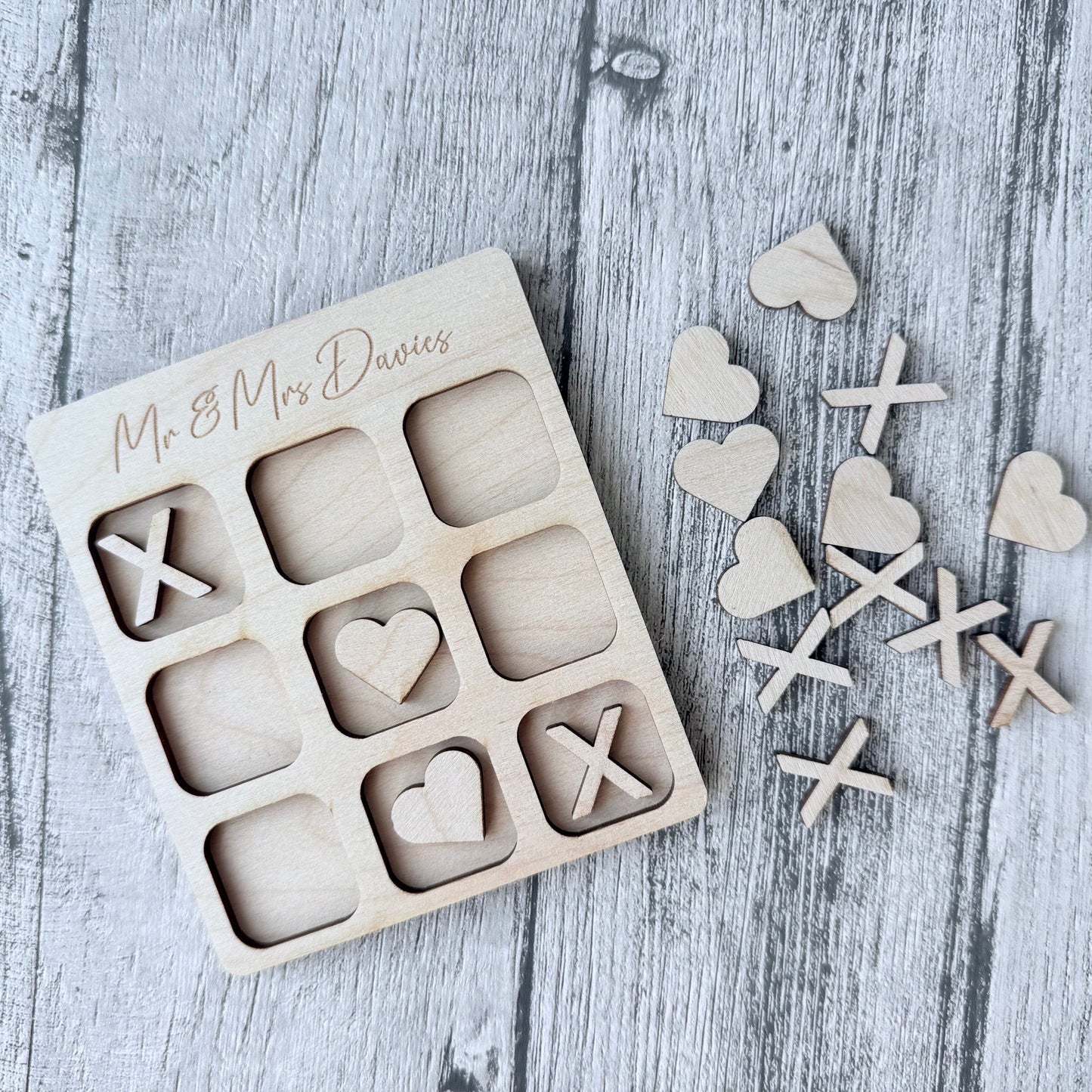 Wedding Tic Tac Toe Game