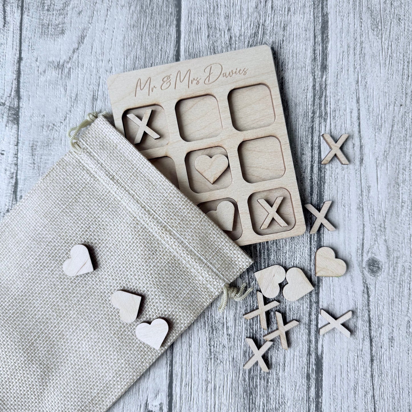 Wedding Tic Tac Toe Game