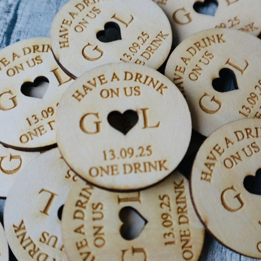 Wedding Drink Tokens
