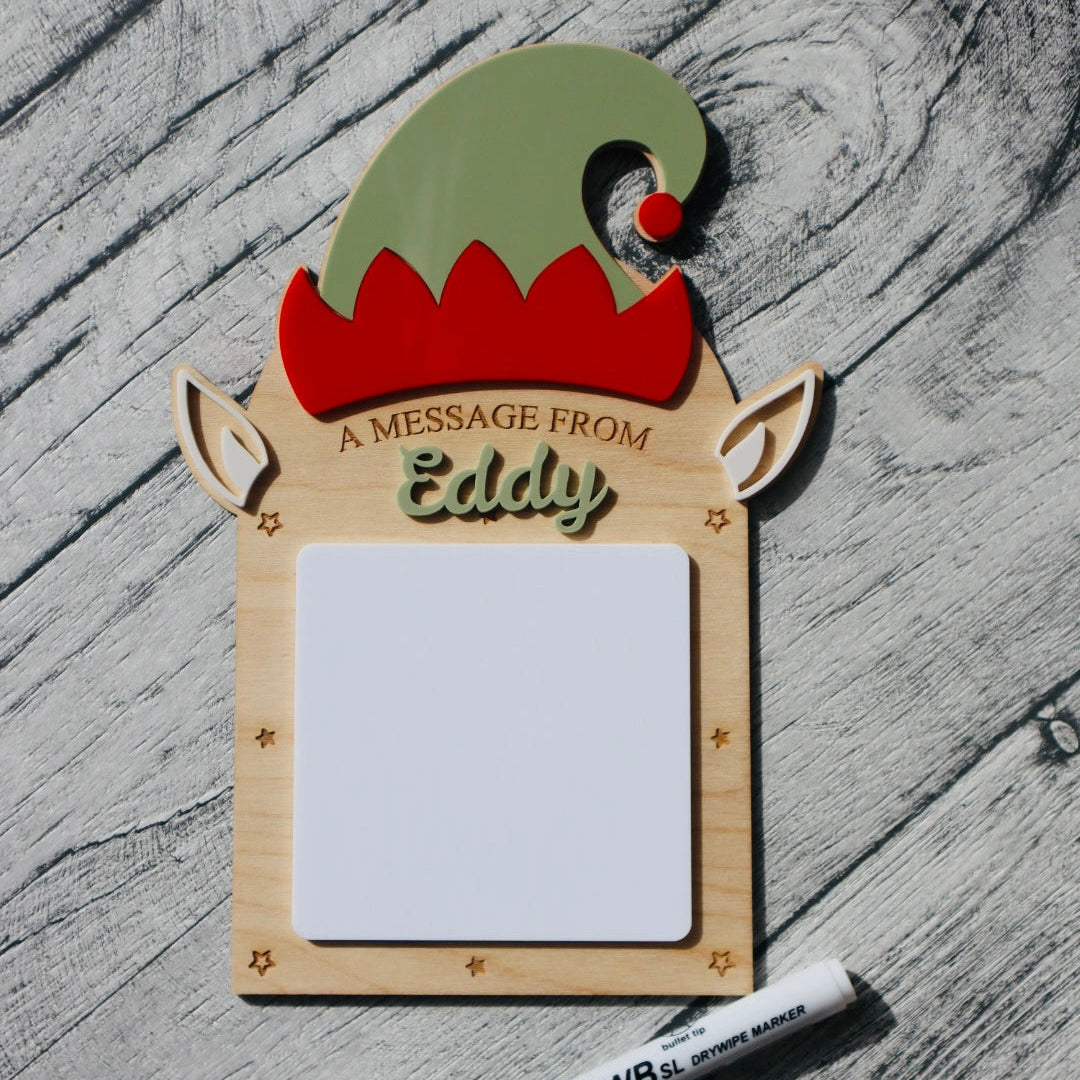 Personalised Elf Message Board