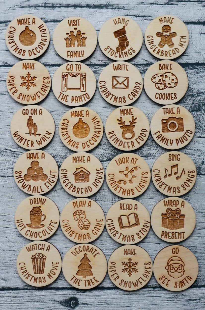 Christmas Activity Coins