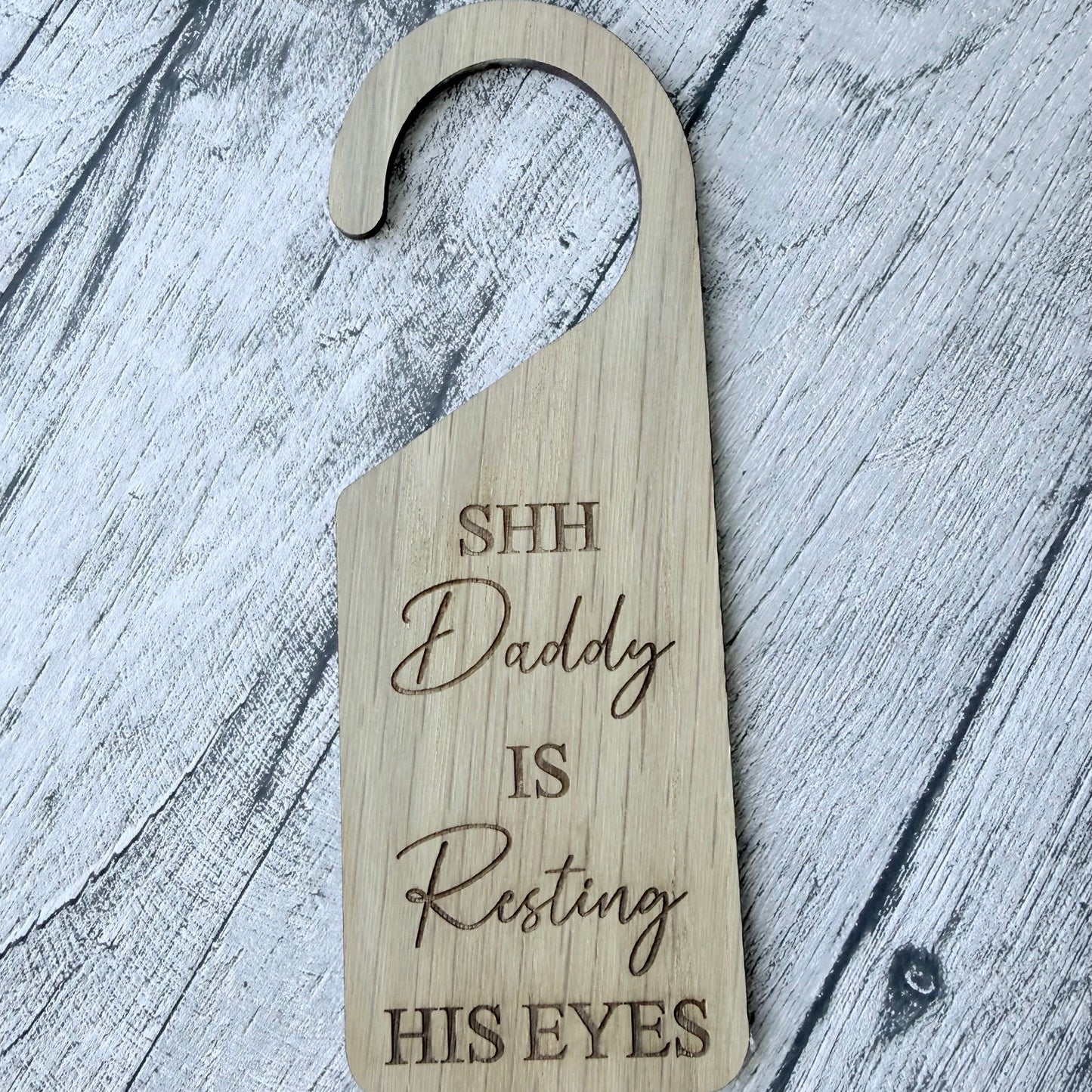 Shh Daddy's Resting His Eyes