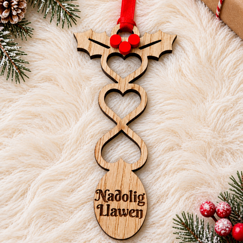Nadolig Llawen Love Spoon