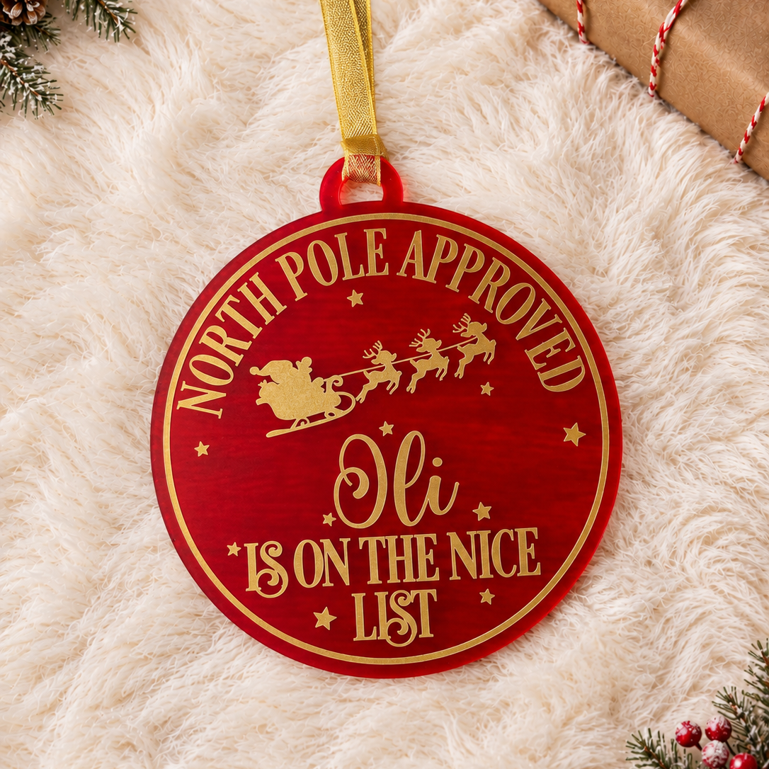 Nice List Christmas Bauble