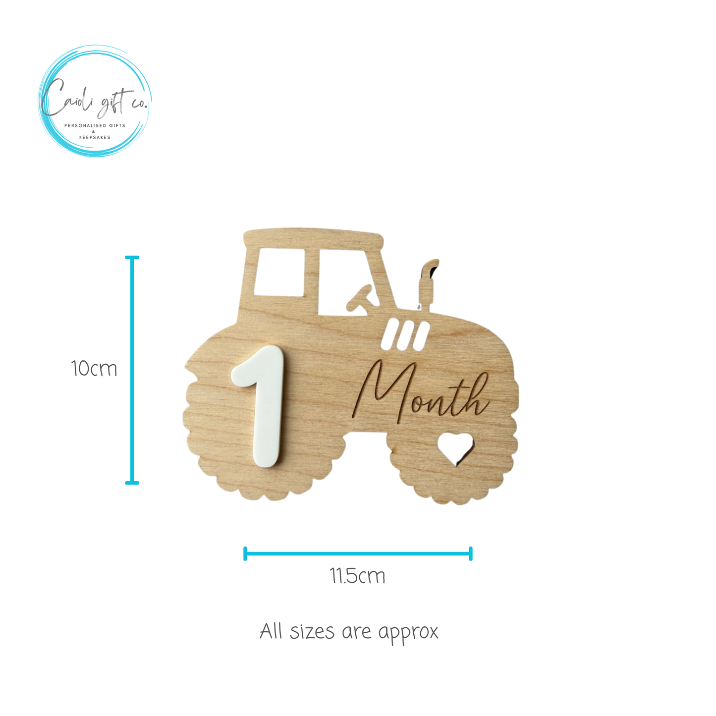Tractor Baby Milestones