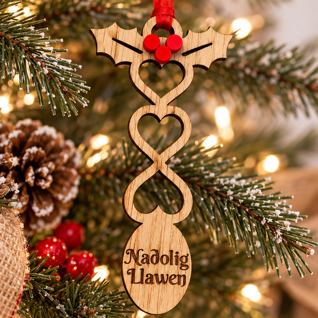 Nadolig Llawen Love Spoon