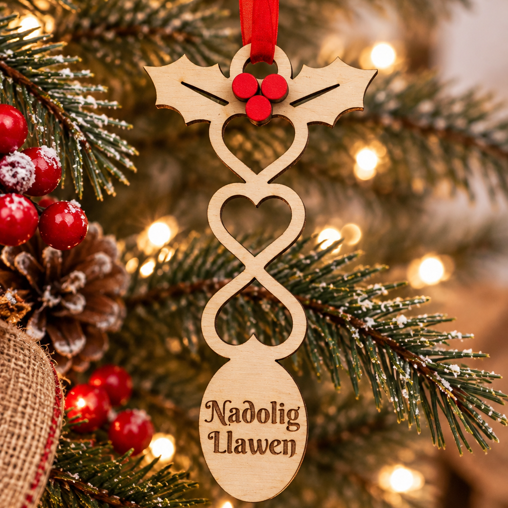 Nadolig Llawen Love Spoon