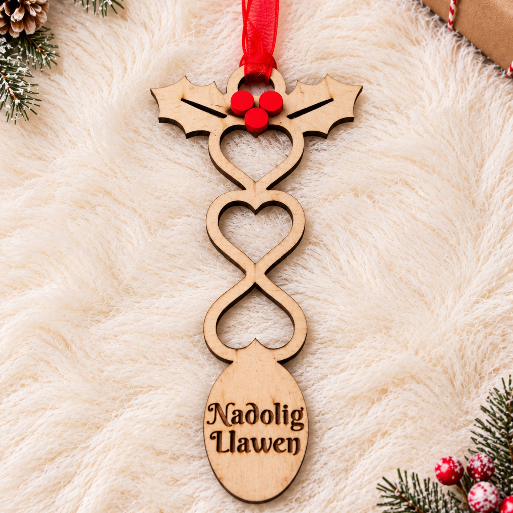 Nadolig Llawen Love Spoon