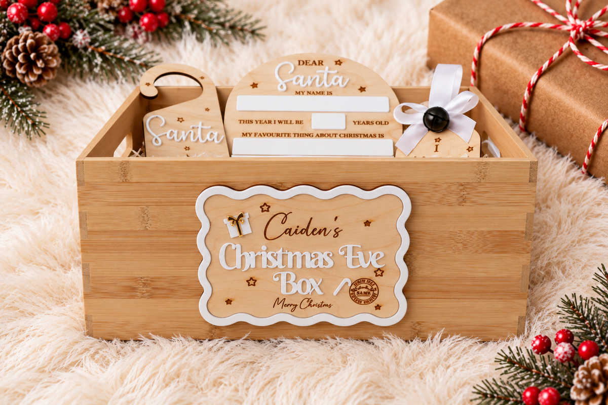 Personalised Interchangeable Christmas Eve Box